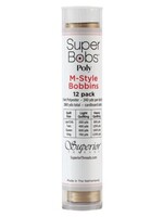 Handi Quilter Canada Super Bobs M Style Bobbins, 60WT Polyester - 653 Beach