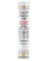 Handi Quilter Canada Super Bobs M Style Bobbins, 60WT Polyester - 620 Cream