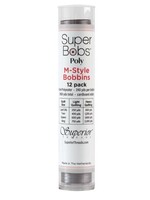 Handi Quilter Canada Super Bobs M Style Bobbins, 60WT Polyester - 622 Grey