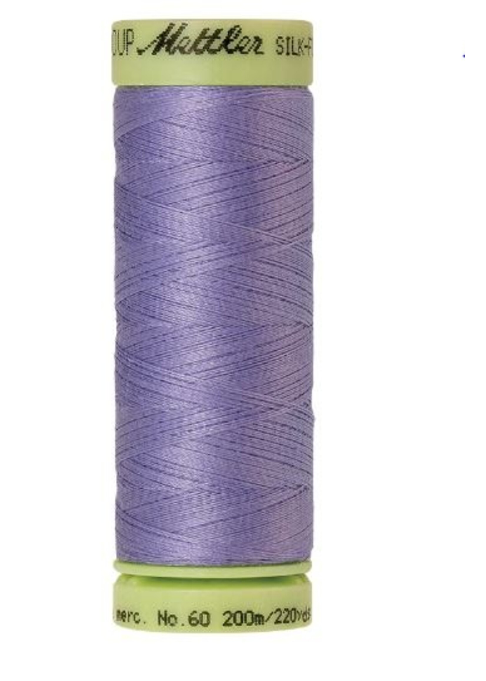 Mettler Threads Mettler Silk-Finish 60wt Solid Cotton Thread 220yd/200M #1079 Amathyst