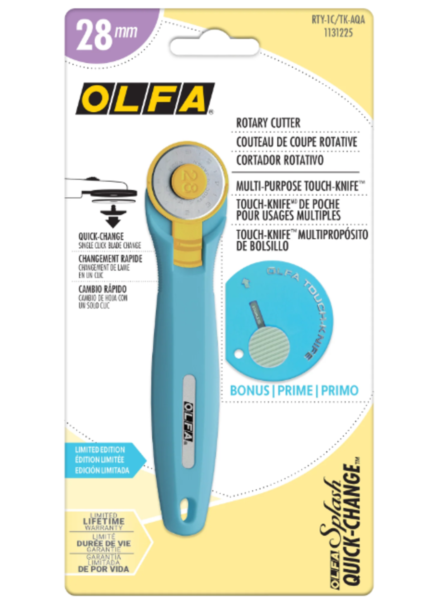 Olfa Olfa 28mm Rotary Cut w/ matching TK-4 Touch-Knife