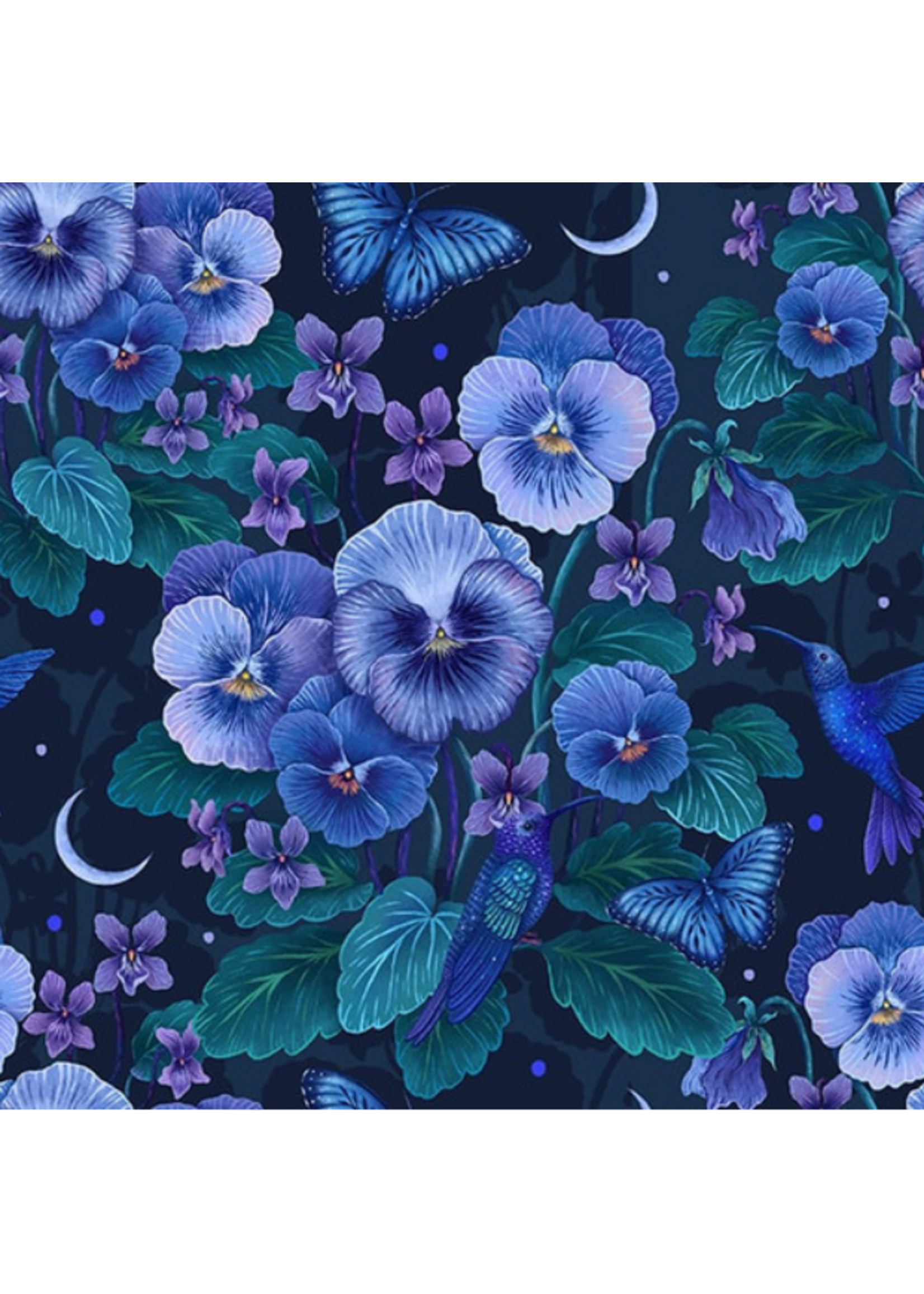 Blank Quilting JARDIN DE LUNA GLOW IN  THE DARK