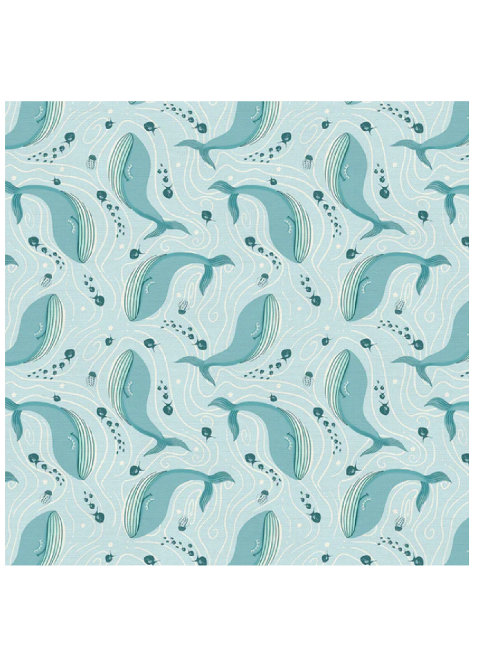 Intbrush Studio Fabrics SKY ADVENTURE LIGHT BLUE