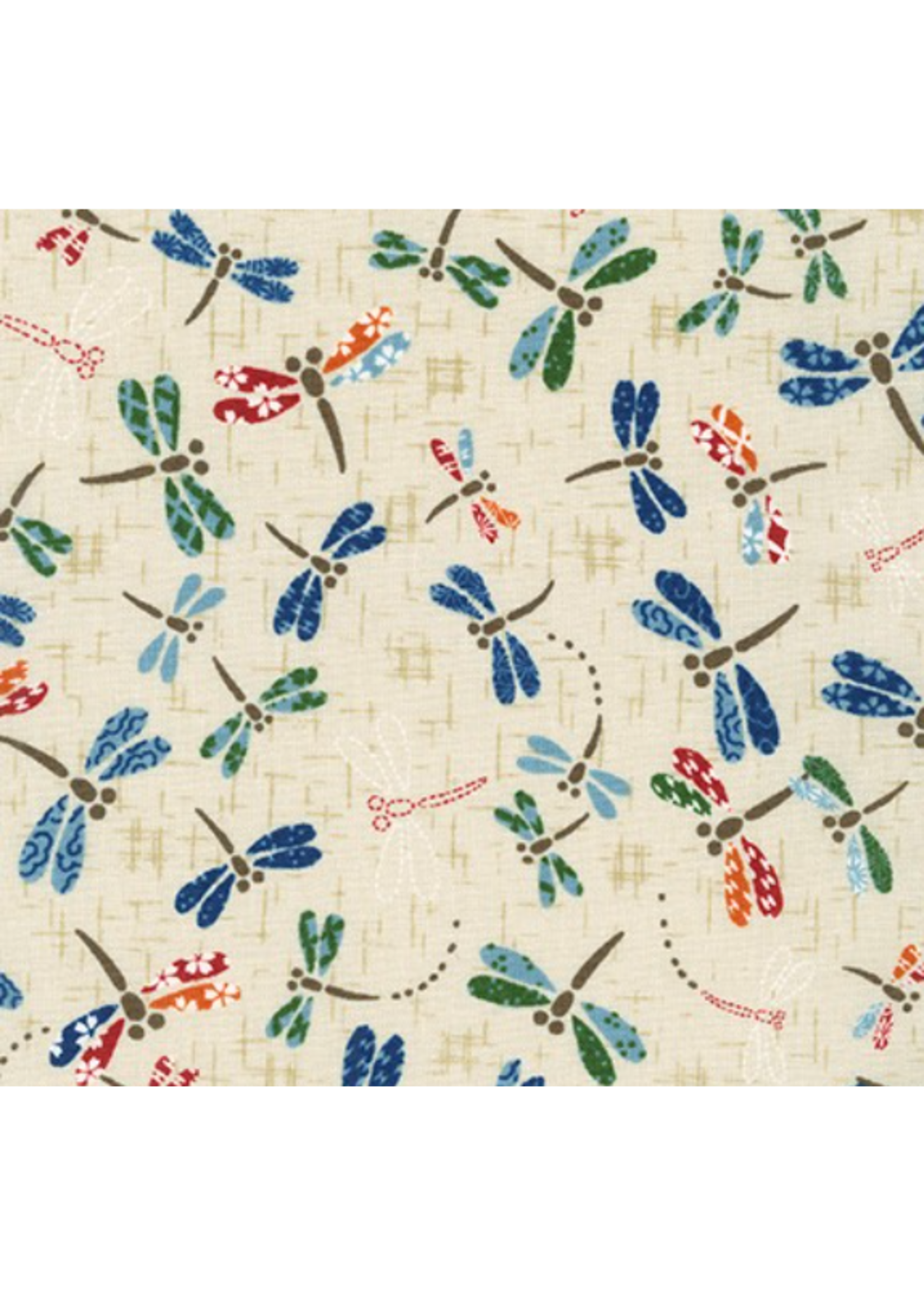 Robert Kaufman Fabrics Seven Berry Kasuri- Naturall