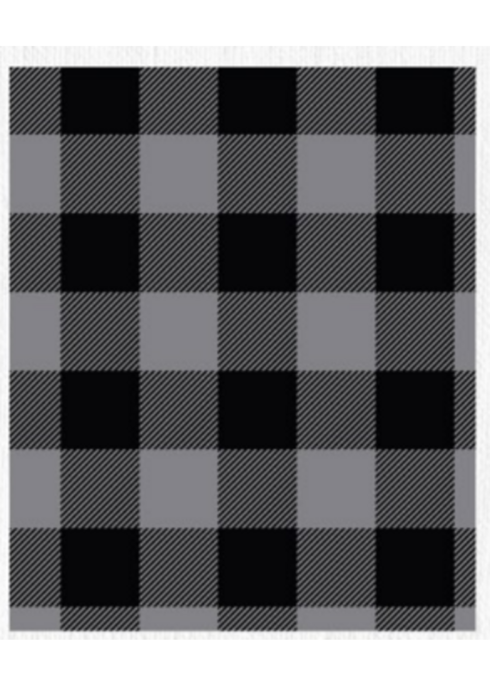 Camelot Fabrics North Of Ordinary Buffalo Plaid  Charcoal, 1 unit = 10cm/4"