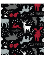 Camelot Fabrics North Of Ordinary  Forest Animals