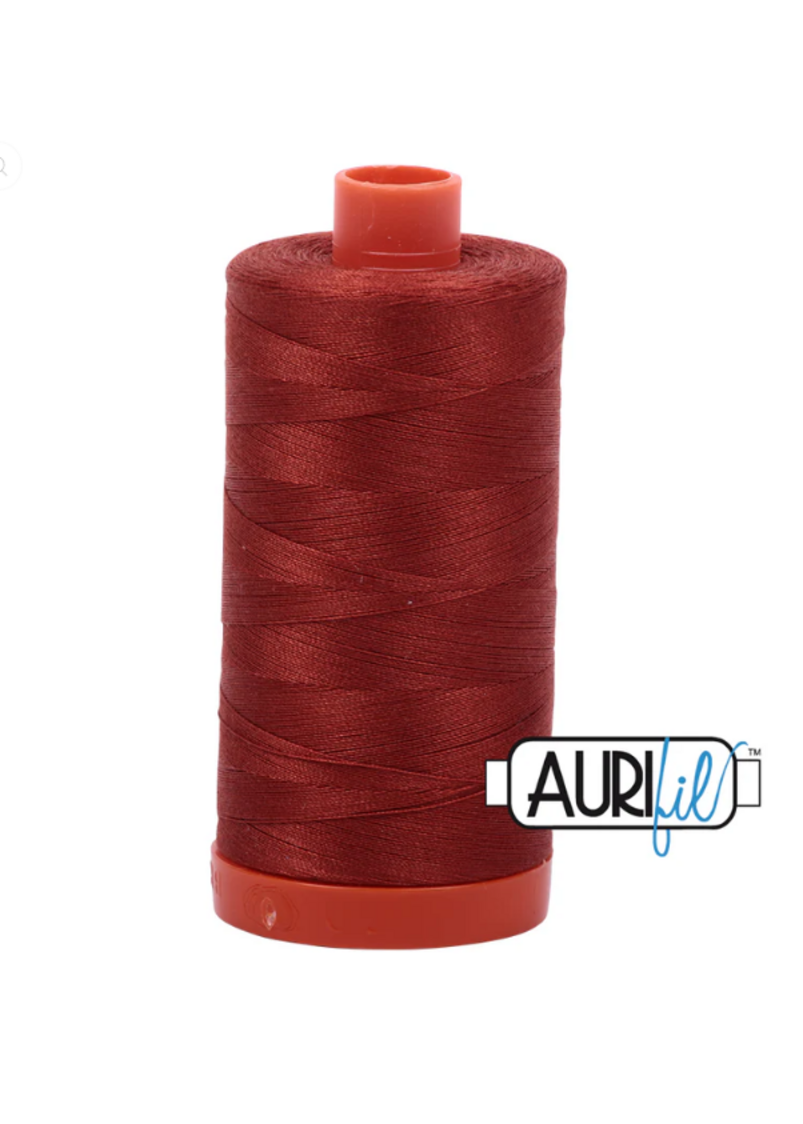 Aurifil Aurifil Mako - Cotton Thread - Solid - 50wt - 1300m/1422yds - Terracotta #2385