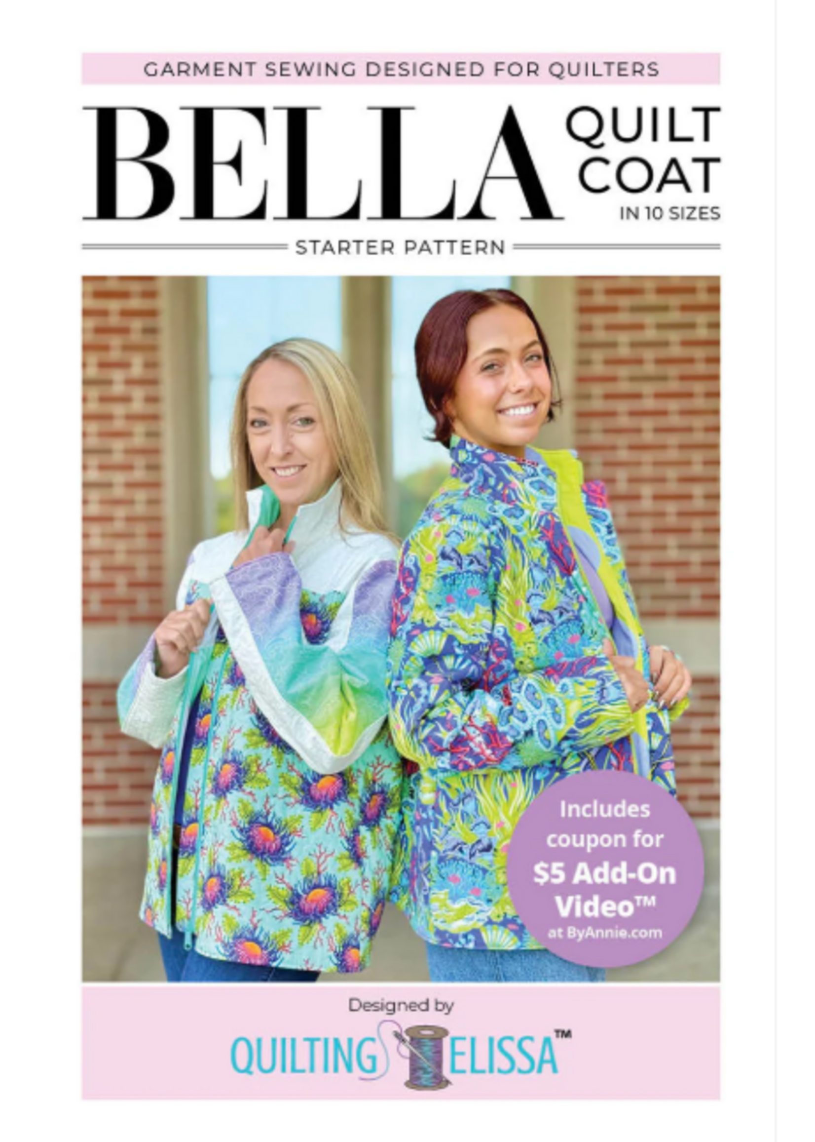 Bella Coat Pattern by Quilting Elissa