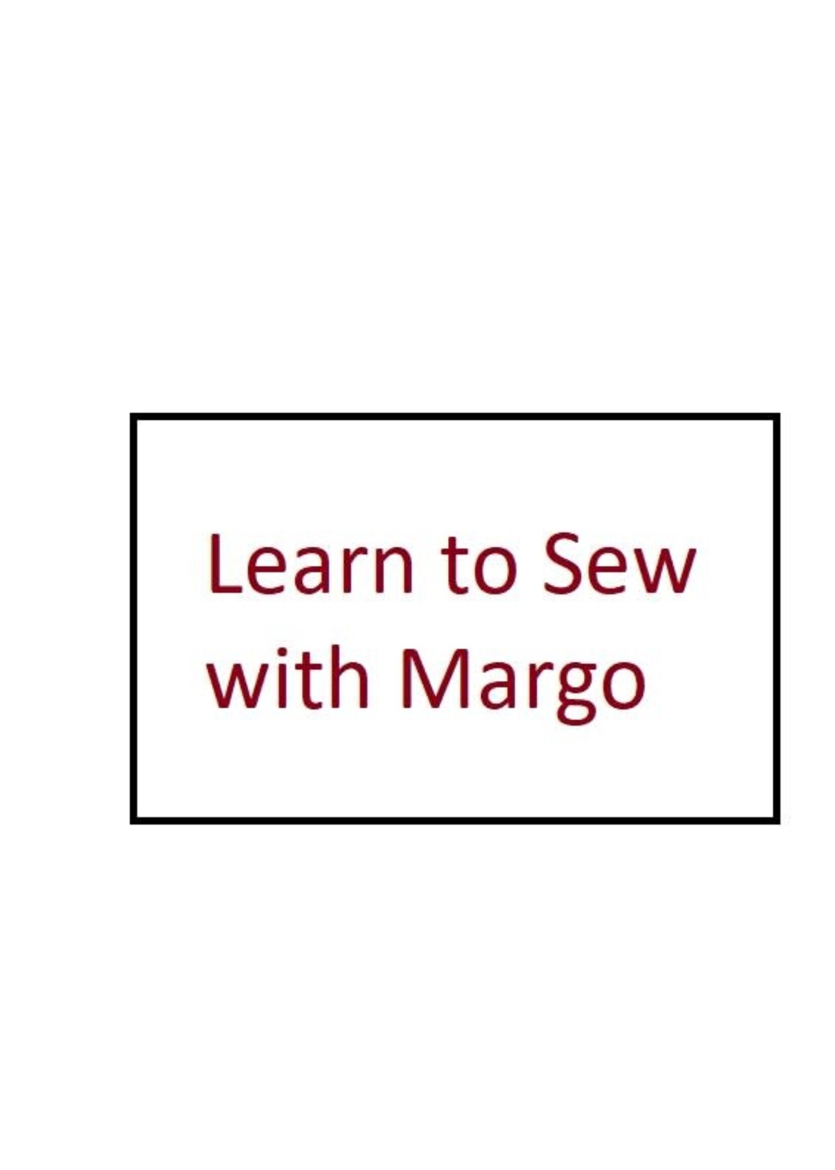 Beginner Sewing Class- January 7,14, 21, 28, 6:30-9:30pm