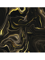 Camelot Fabrics Gilded Collection  Black with gold waves  1 unit = 10cm = 4 inches