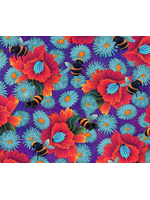 Blank Quilting Luminous Haven  Purple  1 unit = 10cm = 4 inches