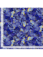 Timeless Treasures Moonlight- butterflies- per 10cm/4"