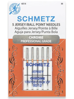 Schmetz Needles Schmetz Needles - Jersey/Ball Point - 80/12 - Chrome - 5 pack