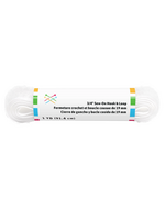 3/4" Sew-On Hook & Loop, White 36"