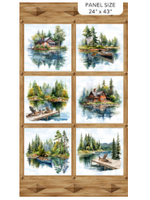 Northcott Lakeside Retreat  25" panel