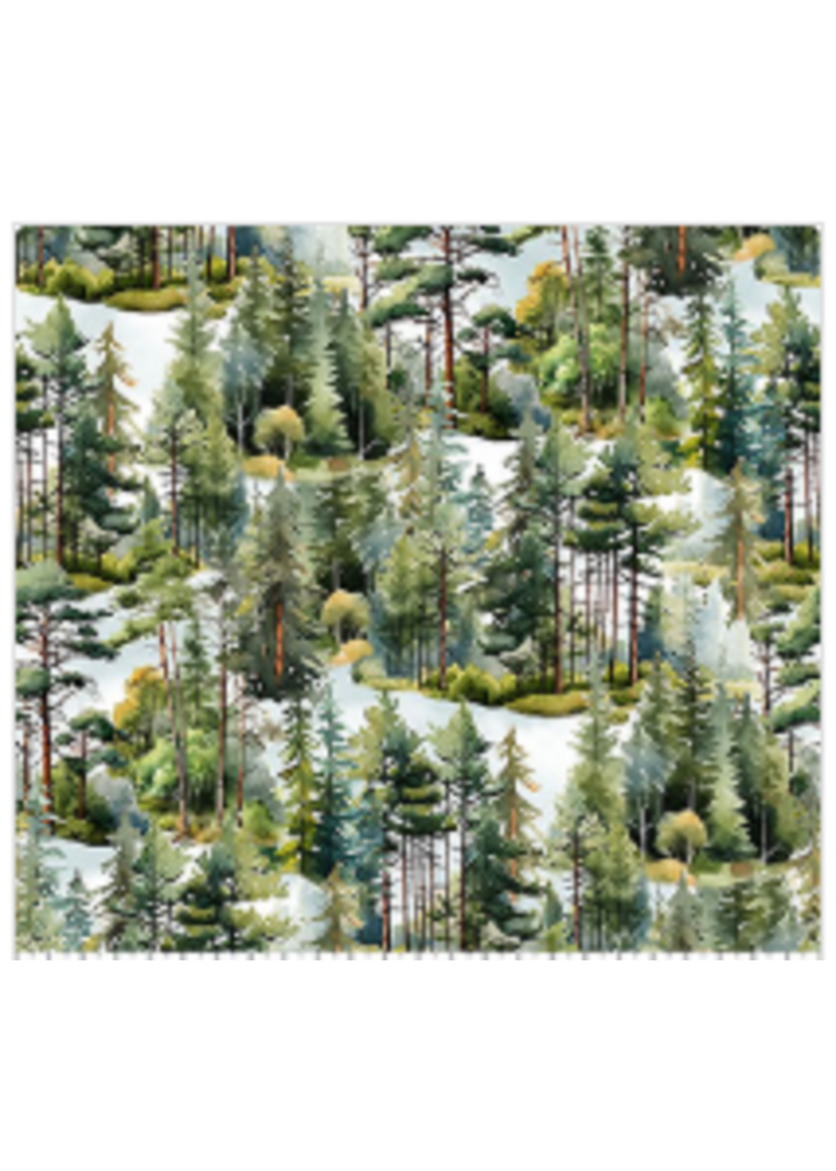 Northcott Lakeside Retreat  Green Multi   1 Unit = 10 cm = 4 inches
