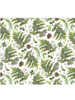 Northcott Lakeside Retreat  White  Multi  1 Unit = 10 cm = 4 inches