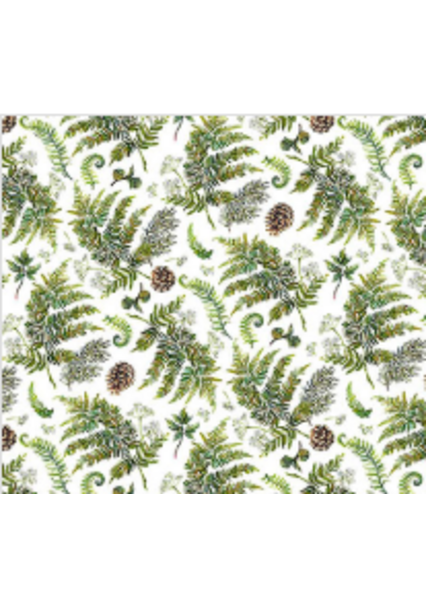 Northcott Lakeside Retreat  White  Multi  1 Unit = 10 cm = 4 inches