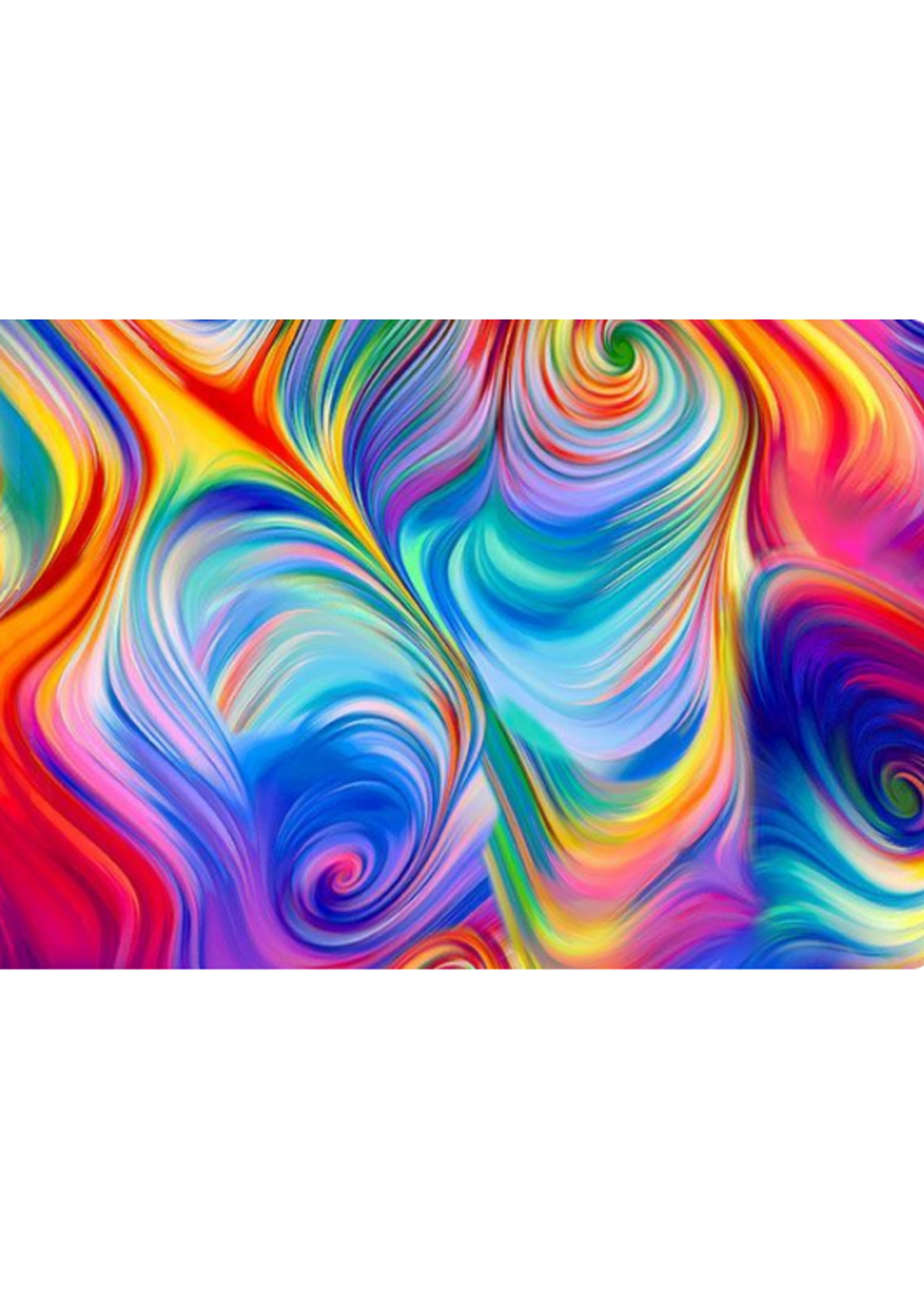 Timeless Treasures Pedal Power Abstract Swirl Rainbow 1 unit = 10 cm = 4 inches