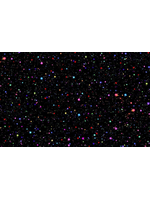 Timeless Treasures Pedal Power Space  Out Dots   1 unit = 10 cm = 4 inches