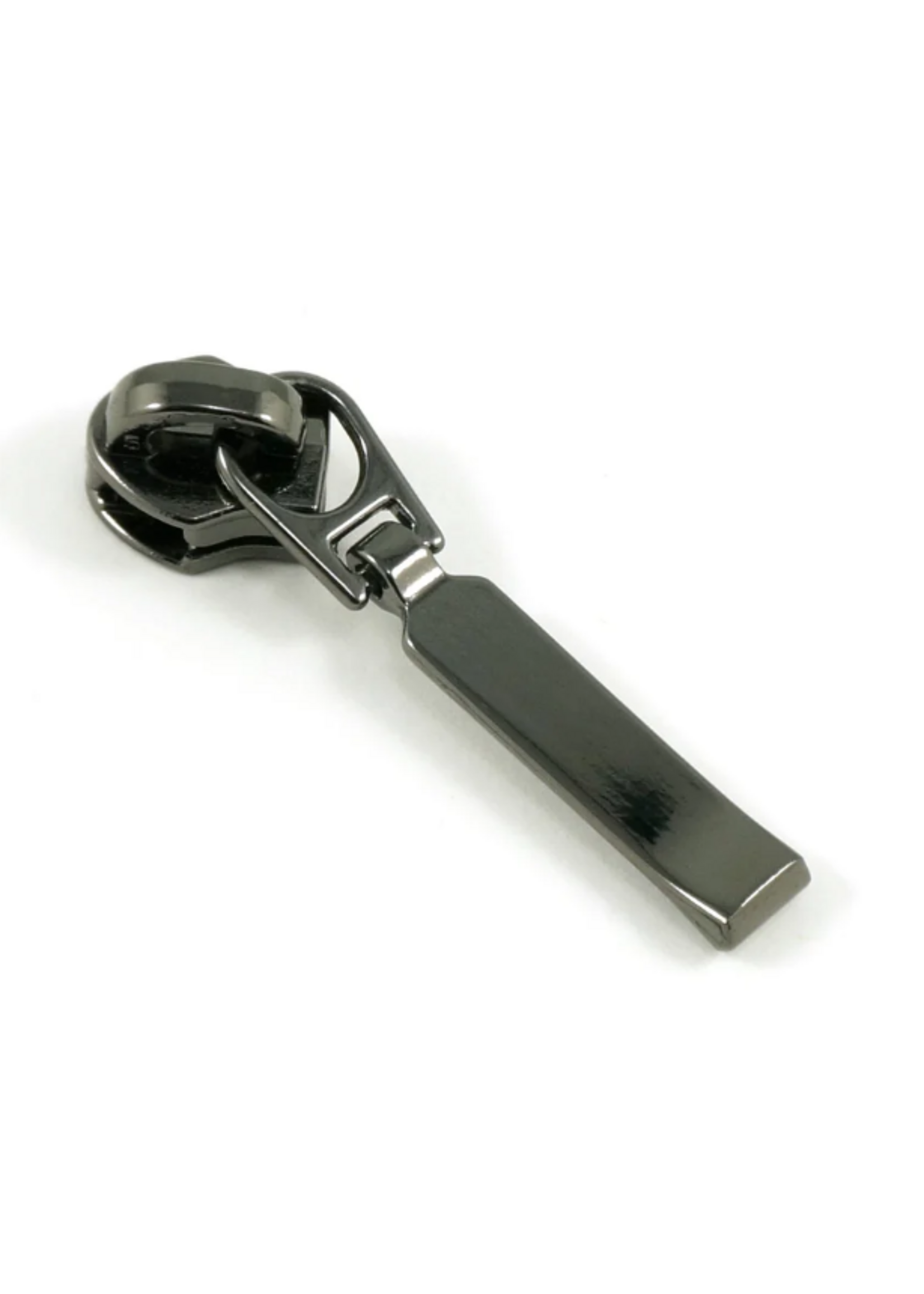 Emmaline Bags Emmaline Zipper Sliders with Pulls -Gunmetal -Rectangle Drop Pull #5