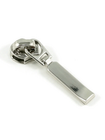 Emmaline Bags Emmaline Zipper Sliders with Pulls -Silver-Rectangle Drop Pull #5