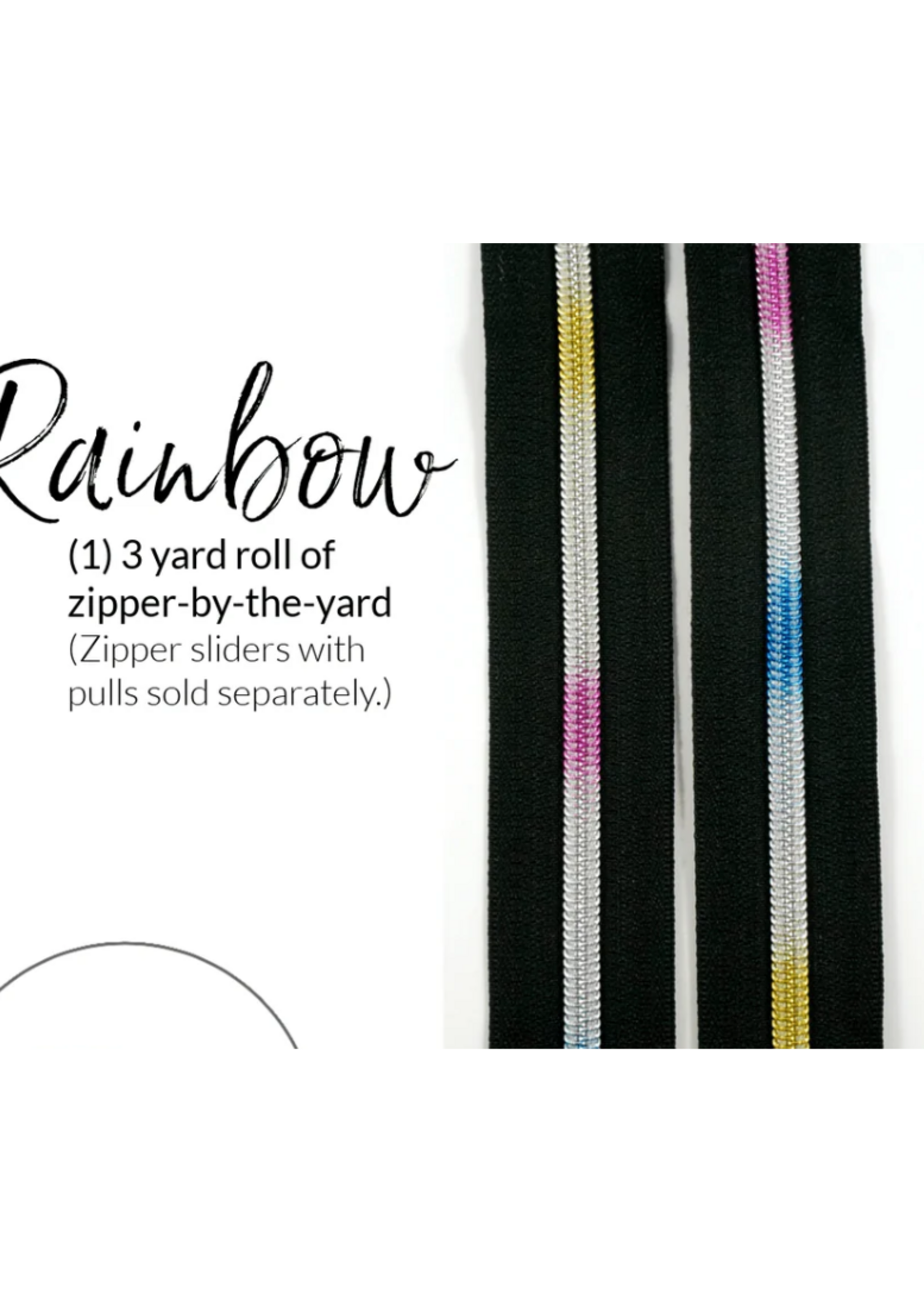 Emmaline Bags Emmaline Bags - Zipper by the Yard Coil - #5 - 2.74m/3 yds - Black – Rainbow