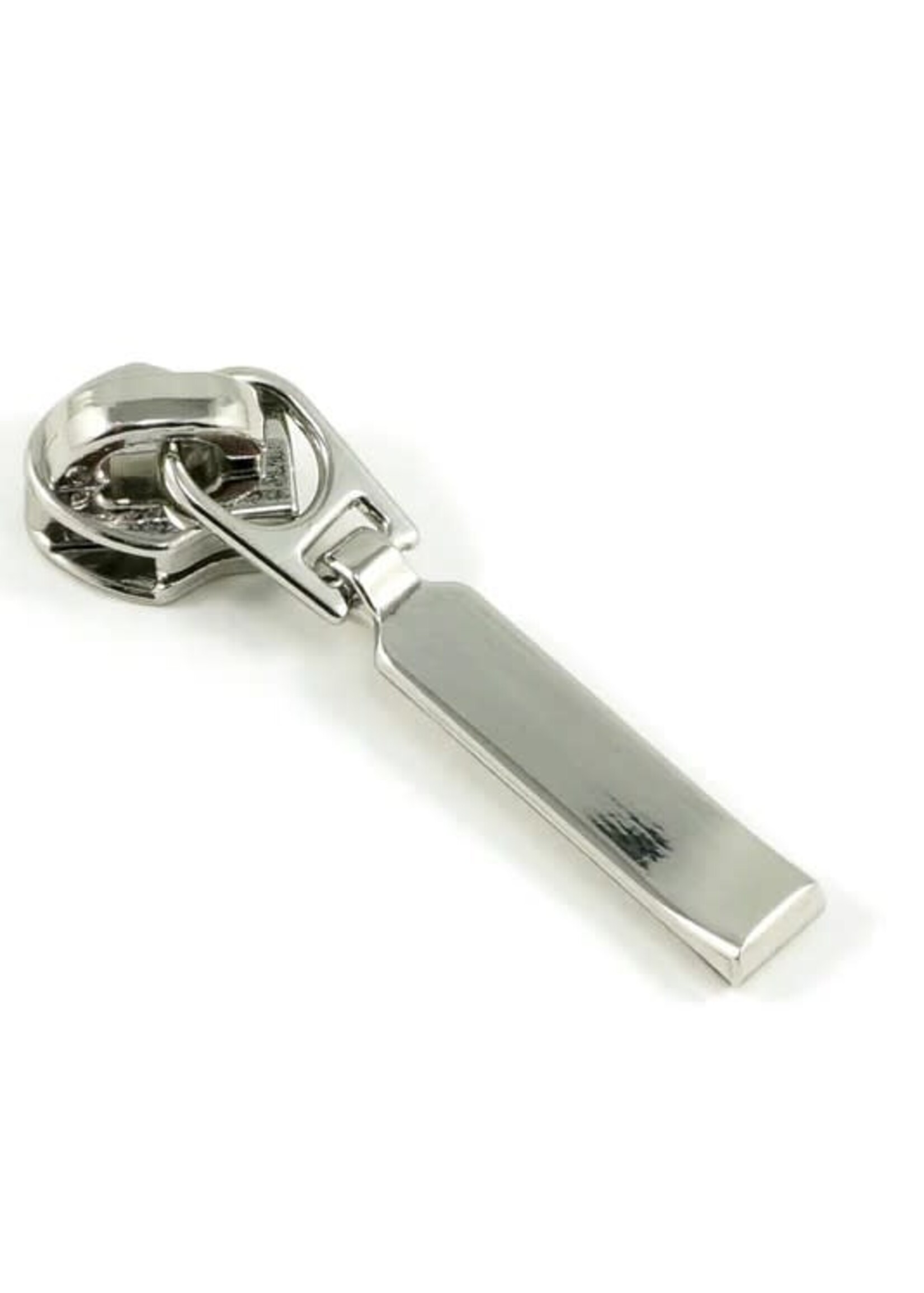 Emmaline Bags Emmaline #3 zipper pull 10 pack- Rectangle Drop- Silver