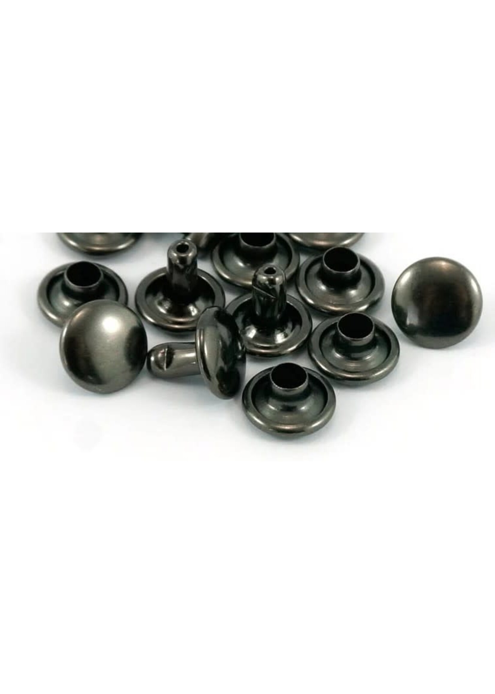 Emmaline Bags Emmaline Bags - Double Cap Rivets 8mmx6mm - Gunmetal