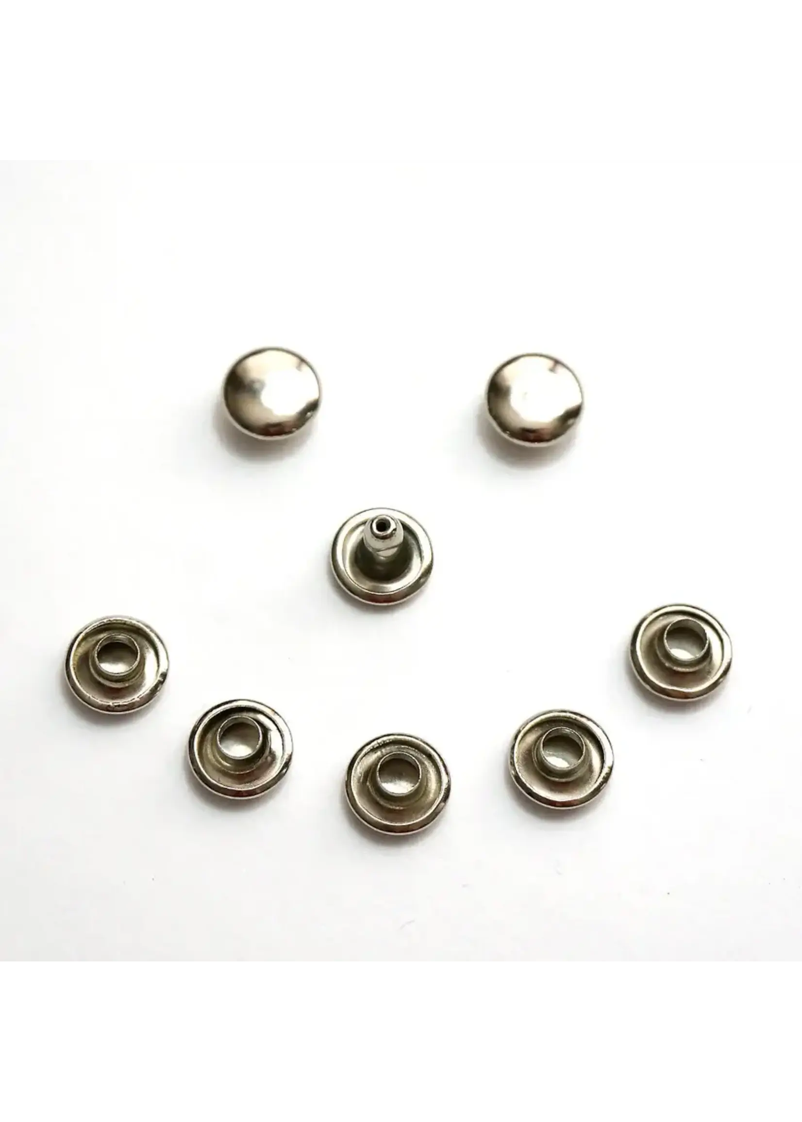Emmaline Bags Emmaline Bags - Double Cap Rivets 8mm x 8mm - Nickel