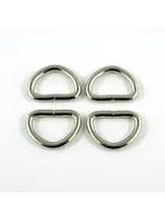 Emmaline Bags Emmaline Bags - D-Rings - 1in/25mm - Nickel - 4 pack