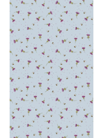 Lewis & Irene Fabrics A Celtic Summer ( Bee Thistle on Blue) 1 unit = 10cm = 4inches