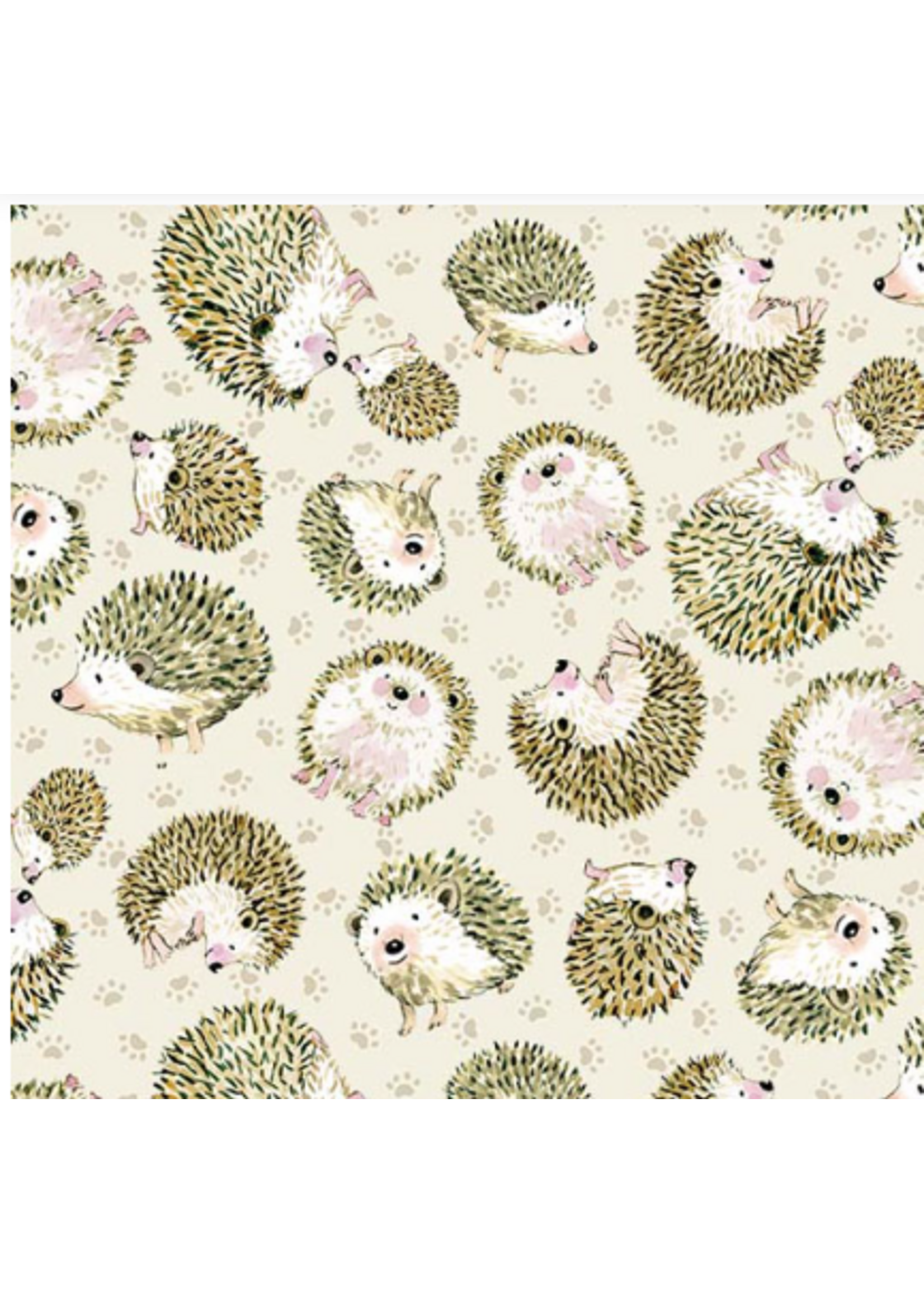 Michael Miller From Little Acorns ( Hedgehog ) By Micheal Miller  1 unit = 10 cm = 4 inches