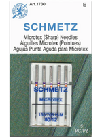 Schmetz Needles Schmetz Needles - Microtex (Sharp) - 80/12 - 5 Pack