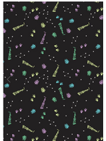 Camelot Fabrics Dino Glow Collection  Sky( Dino Sky Glow) 1 unit = 10 cm = 4 inches