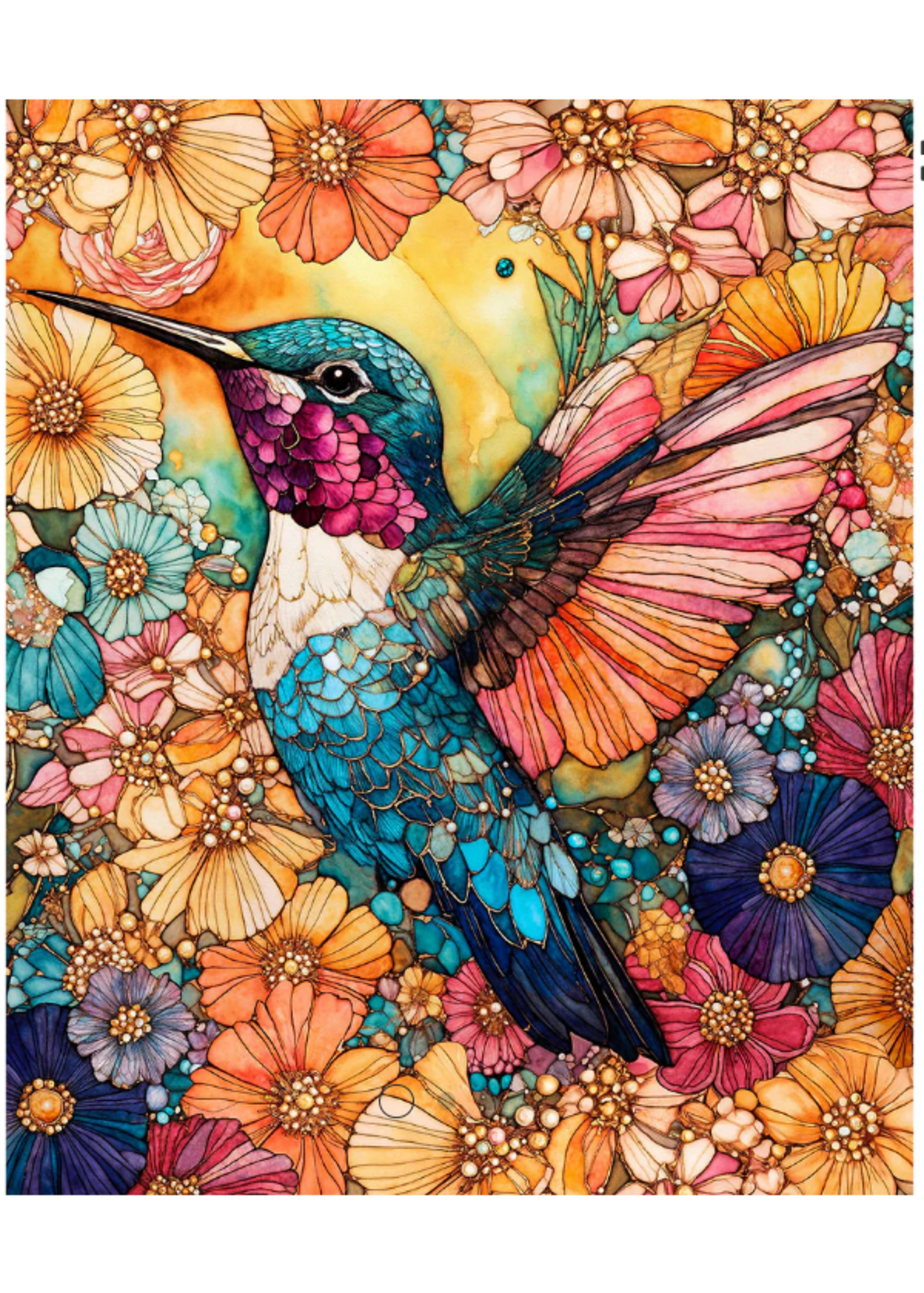 Camelot Fabrics Flight of Beauty Panel 44 Inches