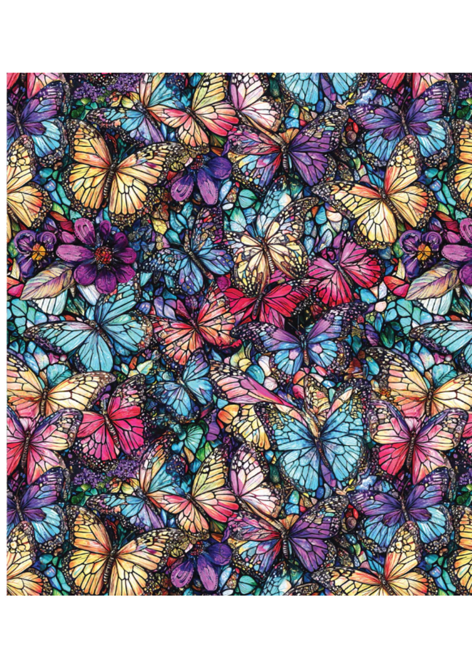 Camelot Fabrics Flight of Beauty Whispering wings  1 unit = 10 cm = 4 inches