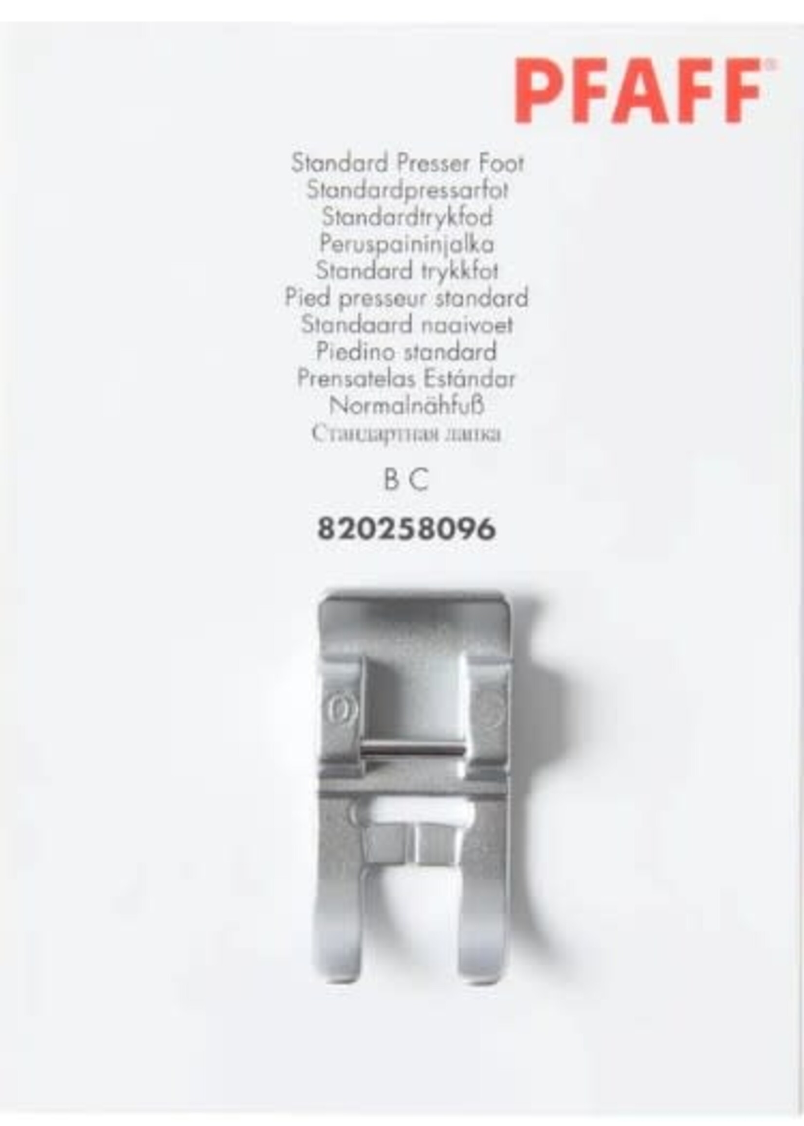 Pfaff Standard Presser Foot for PFAFF - B&C non IDT
