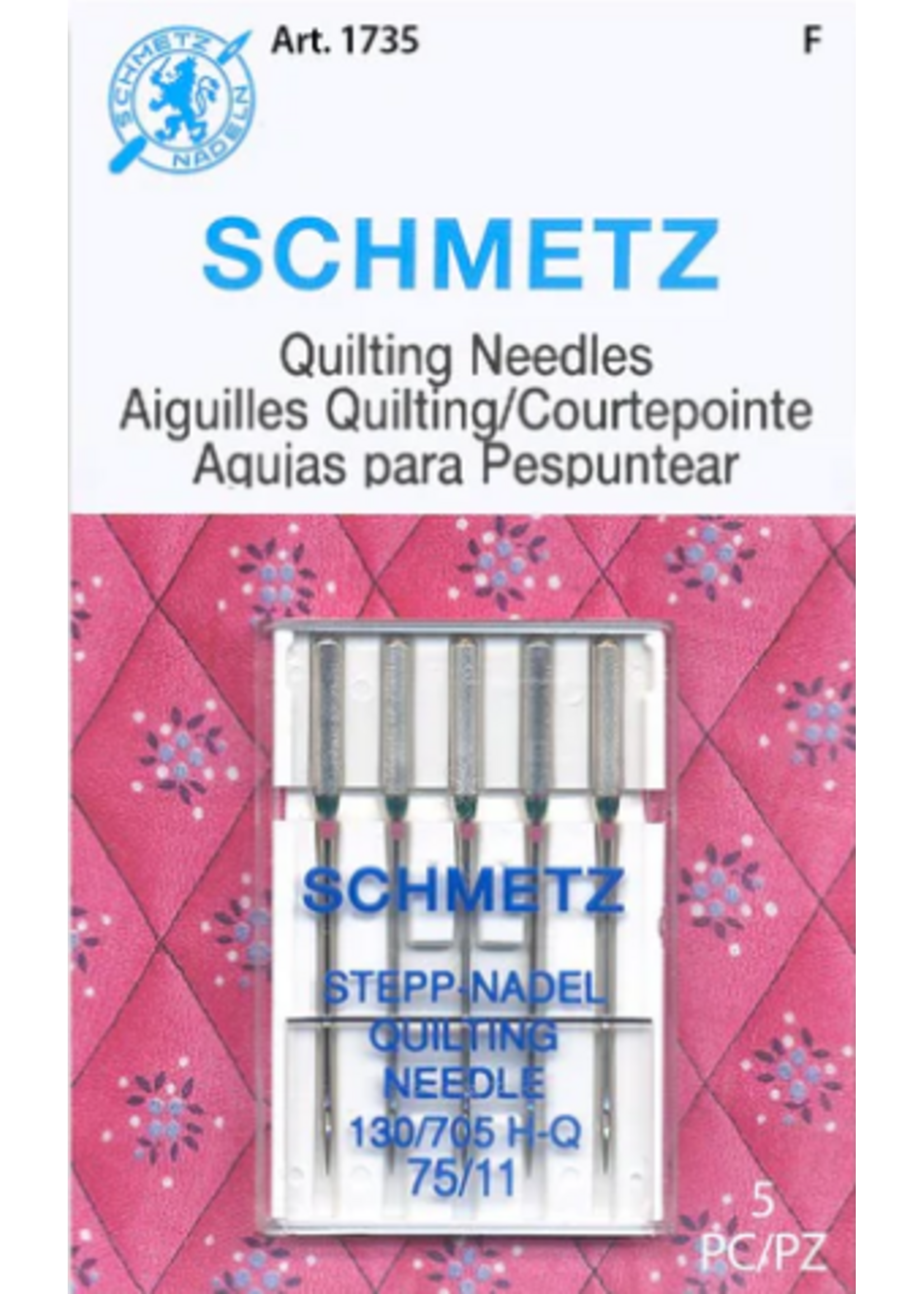 Schmetz Needles Schmetz Needles - Quilting - 75/11 - 5 Pack