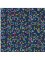 Dear Stella Game Over Console Yourself  Navy  1 unit = 10 cm = 4 inches