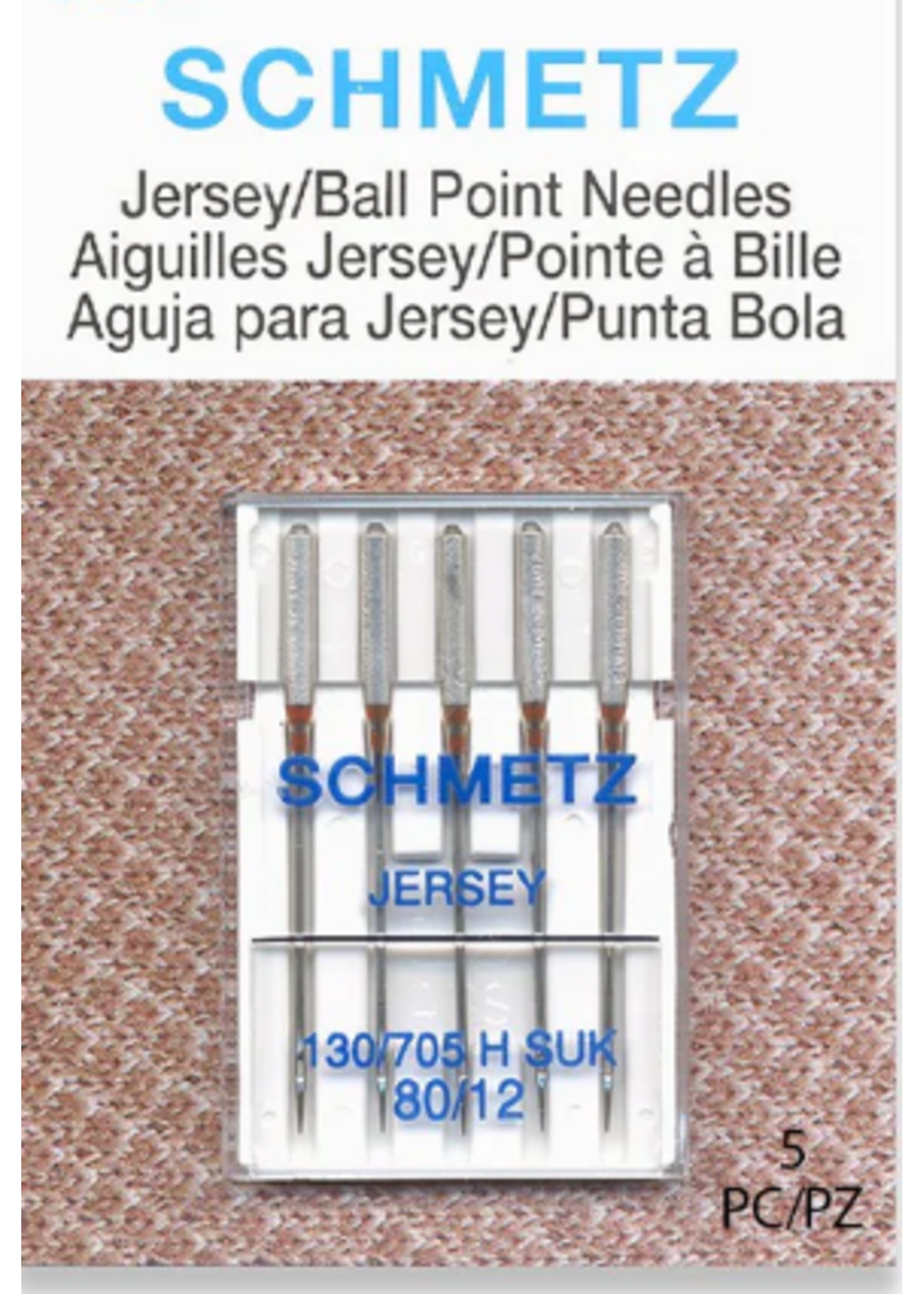 Schmetz Needles Schmetz Needles - Jersey/Ball Point - 80/12 - 5 pack