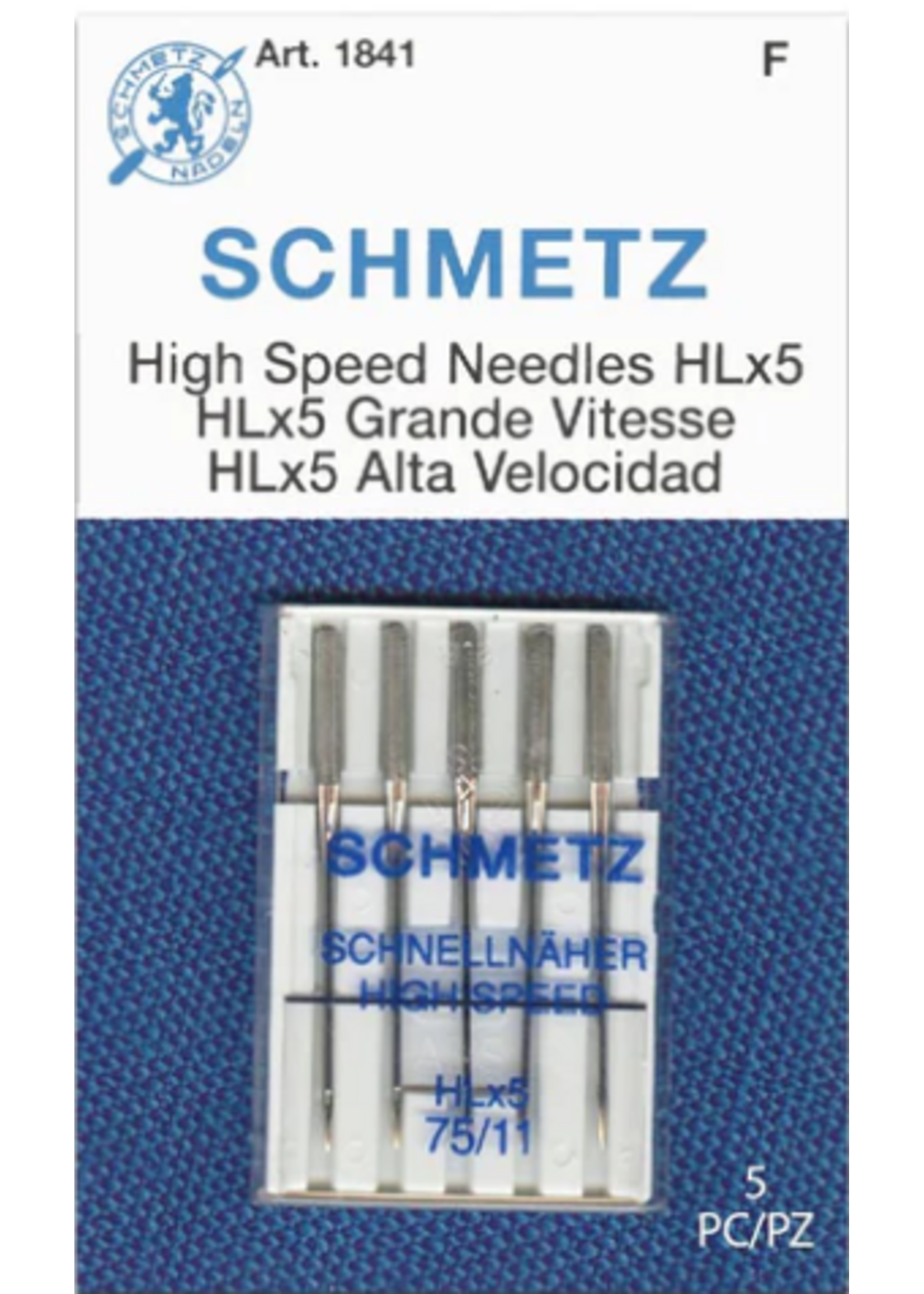 Schmetz Needles Schmetz Needles- High Speed HLx5 - 75/11 - 5 Pack