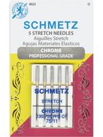 Schmetz Needles Schmetz Needles - Stretch - 75/11 - Chrome - 5 Pack