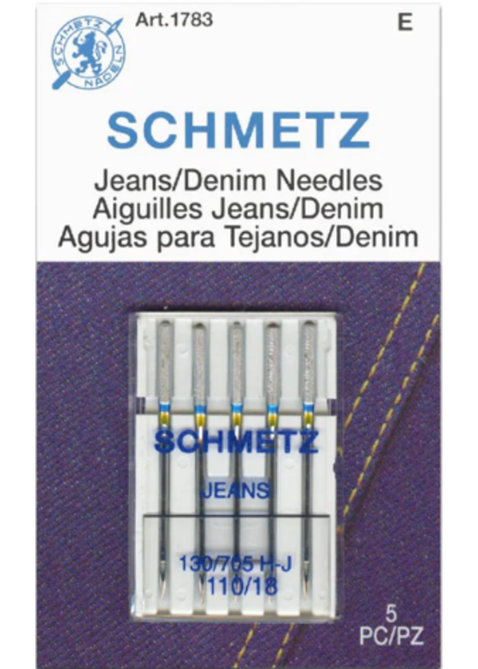 Schmetz Needles Schmetz Needles - Jeans/Denim - 110/18 - 5 pack