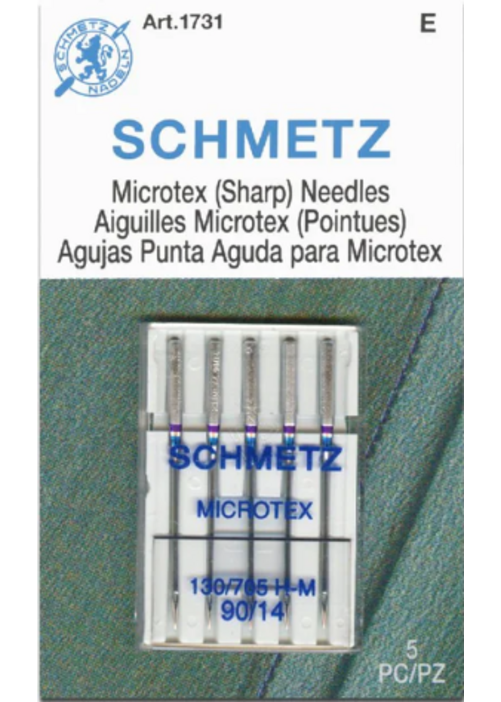 Schmetz Needles Schmetz Needles - Microtex (Sharp) - 90/14 - 5 Pack