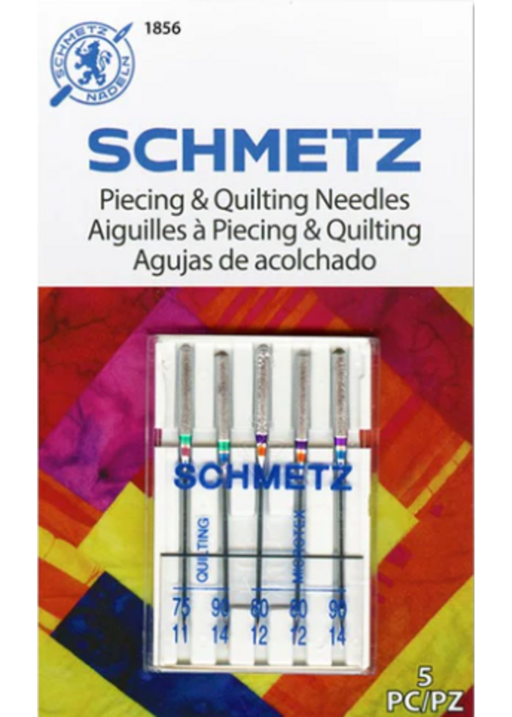 Schmetz Needles Schmetz Needles - Piecing & Quilting - Assorted (75/11, 80/12 & 90/14) - 5 pack