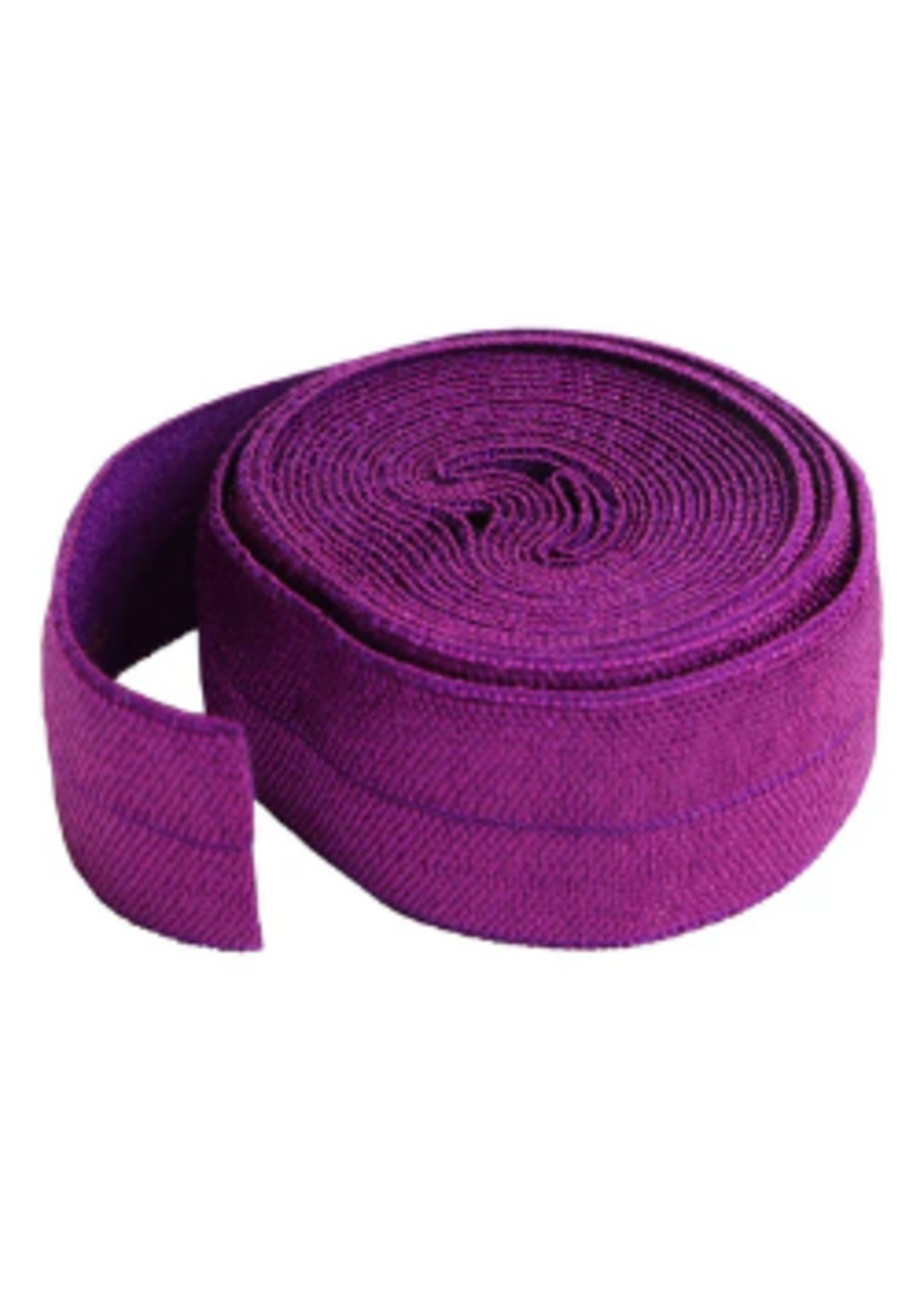 By Annie by Annie Fold Over Elastic Purple 2 yd