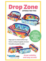 By Annie byAnnie - Drop Zone Pattern - Zippered Tray Trio