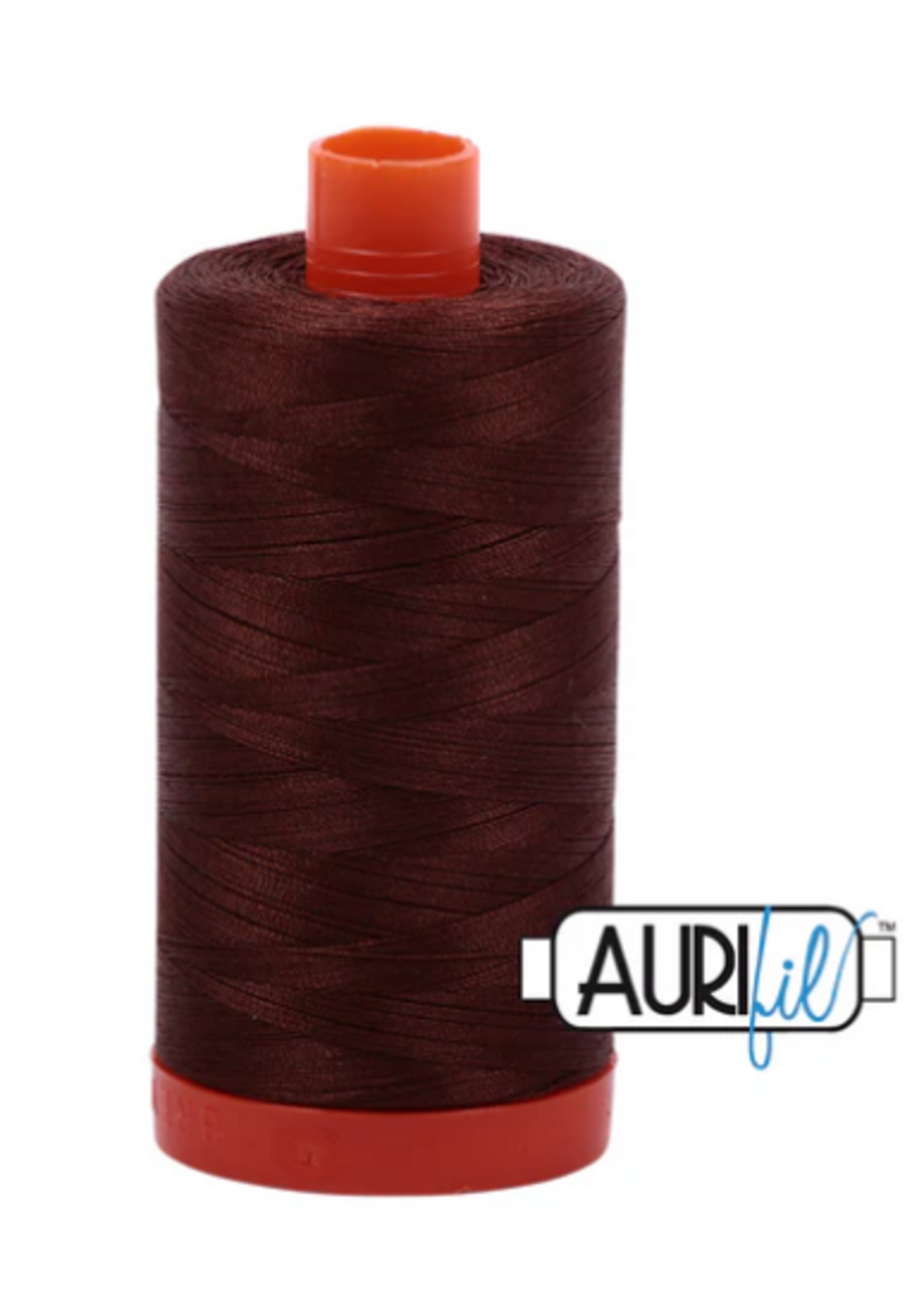 Aurifil Aurifil Mako - Cotton Thread - Solid - 50wt - 1300m/1422yds - Chocolate #2360
