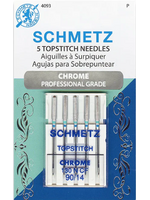 Schmetz Needles Schmetz Needles - Topstitch - 90/14 - chrome - 5 pack
